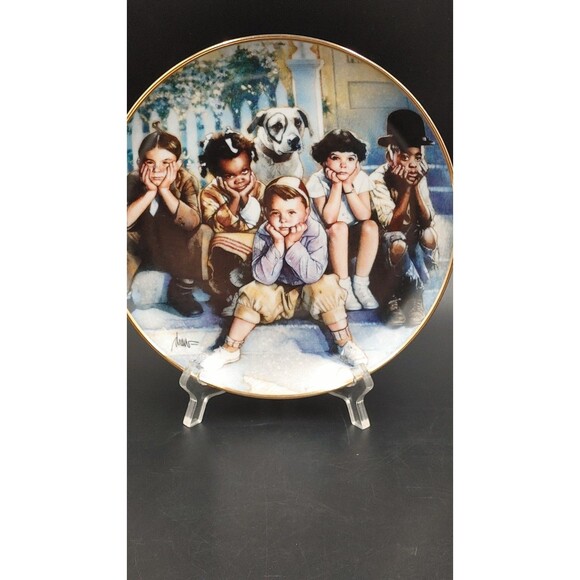 The Little Rascals Franklin Mint Collector Plate Limited Edition Porcelain 8" - Picture 7 of 11